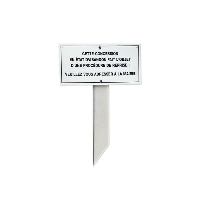 Plaques de signalisation