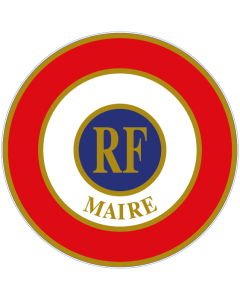 Cocarde électrostatique Maire