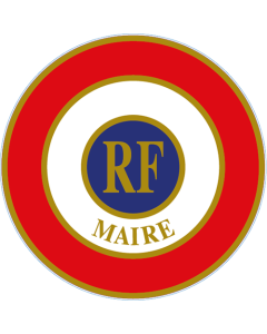 Cocarde électrostatique Maire