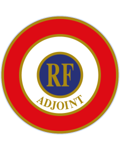 Cocarde électrostatique Maire adjoint