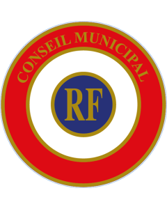 Cocarde électrostatique Conseiller Municipal
