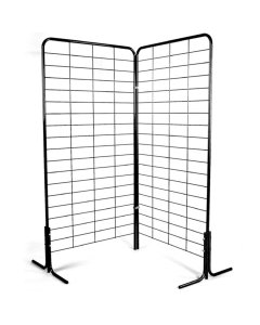 Paire de pieds pour grille noirs