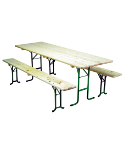 Table pliante festive rectangulaire 2,20 m x 0,80 m x 0,76 m
