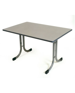Table pliante Vendée 1,80 m x 0,80 m gris moucheté