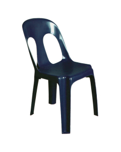 Chaise Milan polypropylène M4 bleu
