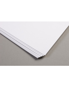 25 feuilles de papier dessin extra lisse bristol uni - 50 x 65 cm - 205 g/m²