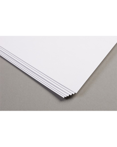 25 feuilles de papier dessin extra lisse bristol uni - 50 x 65 cm - 205 g/m²