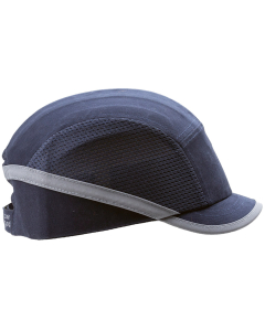 Casquette anti-heurt aérée - Coton - Visière courte - Taille 54 à 59 cm