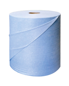 Lot de 2 bobines bleues non tissées de 280 feuilles Biostrong 30x38cm 80gr/m²