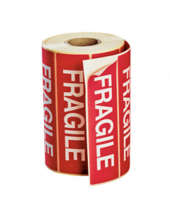 Rouleau de 1000 étiquettes - Fragile - 120 x 50 mm