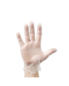 100 gants vinyl non poudrés - Taille 7-8