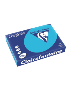 Papier Clairalfa Trophée couleur intense 120g A4 250 feuilles bleu royal Clairefontaine