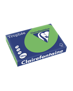 Papier Clairalfa Trophée couleur intense 120g A4 250 feuilles vert menthe Clairefontaine