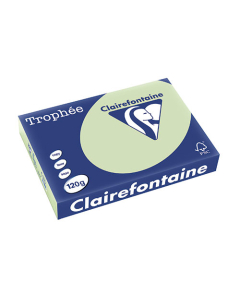 Papier Clairalfa Trophée couleur vive 120g A4 250 feuilles vert golf Clairefontaine