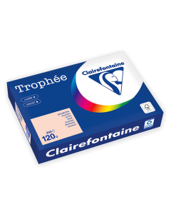 Papier Clairefontaine Trophée Pastel - Coloris Saumon (250 feuilles A4 de 120g/m² )