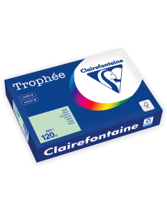 Papier Clairefontaine Trophée Pastel - Coloris vert (250 feuilles A4 de 120g/m² )