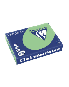 Papier Clairalfa Trophée couleur vive 80g A4 500 feuilles vert nature Clairefontaine