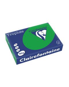 Papier Clairalfa Trophée couleur intense 160g A4  250 feuilles vert billard Clairefontaine