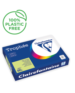 Papier Clairefontaine Trophée Vif - Coloris vert nature (500 feuilles A3 de 80g/m² )