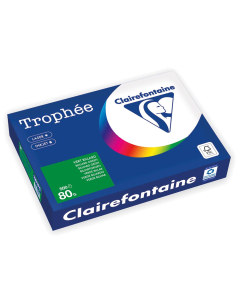 Papier Clairefontaine Trophée Intense - Coloris vert billard (500 feuilles A4 de 80g/m² )