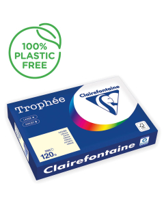 Papier Clairefontaine Trophée vif - Coloris ivoire (250 feuilles A3 de 120g/m² )