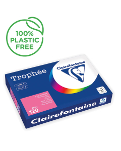 Papier Clairefontaine Trophée intense - Coloris fushia (250 feuilles A3 de 120g/m² )