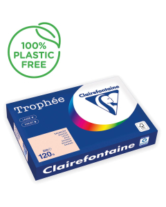 Papier Clairefontaine Trophée intense - Coloris saumon (250 feuilles A3 de 120g/m² )