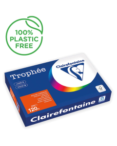 Papier Clairefontaine Trophée intense - Coloris rouge cardinal (250 feuilles A3 de 120g/m² )