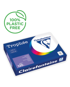 Papier Clairefontaine Trophée intense - Coloris violine (250 feuilles A3 de 120g/m² )