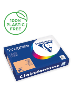 Papier Clairefontaine Trophée intense - Coloris abricot (500 feuilles A3 de 80g/m² )