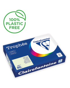 Papier Clairefontaine Trophée vif - Coloris vert pâle (500 feuilles A3 de 80g/m² )