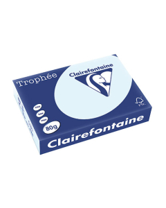 Papier Clairalfa Trophée coloris pastel 80g A4 500 feuilles bleu Clairefontaine
