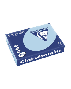 Papier Clairalfa Trophée couleur vive 80g A4 500 feuilles bleu vif Clairefontaine