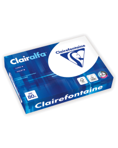 Papier reprographique qualité extra Clairalfa 80g A4 blanc 500 feuilles