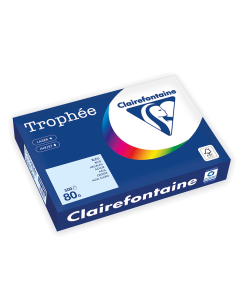 Papier Clairefontaine Trophée Pastel - Coloris bleu (500 feuilles A4 de 80g/m² )