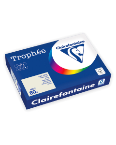 Papier Clairefontaine Trophée Vif - Coloris gris perle (500 feuilles A4 de 80g/m² )