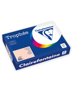 Papier Clairefontaine Trophée Pastel - Coloris saumon (500 feuilles A4 de 80g/m² )