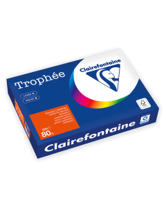 Papier Clairefontaine Trophée Intense - Coloris rouge cardinal (500 feuilles A4 de 80g/m² )