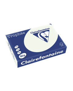 Papier Clairalfa Trophée couleur vive 80g A4 500 feuilles vert clair Clairefontaine