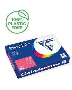 Papier Clairefontaine Trophée vif - Coloris églantine (500 feuilles A3 de 80g/m² )