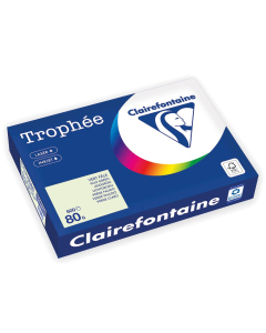 Papier Clairefontaine Trophée Vif - Coloris vert clair (500 feuilles A4 de 80g/m² )