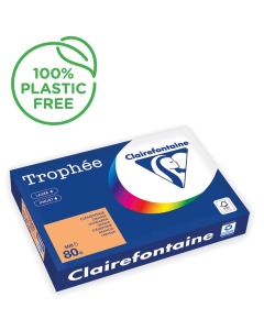 Papier Clairefontaine Trophée vif - Coloris clémentine (500 feuilles A3 de 80g/m² )