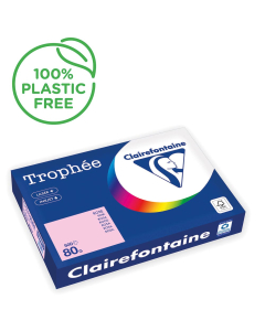 Papier Clairefontaine Trophée pastel - Coloris rose (500 feuilles A3 de 80g/m² )