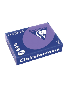 Papier Clairalfa Trophée couleur intense 210g A4 250 feuilles violine Clairefontaine