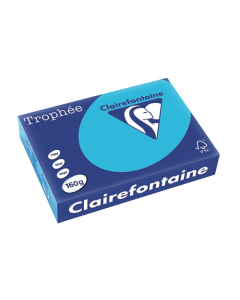 Papier Clairalfa Trophée couleur intense 160g A4 250 feuilles bleu royal Clairefontaine