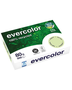 Papier 100 % recyclé Evercolor - A4 - 80 g/m² - Vert