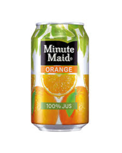 Pack 24 boissons Minute Maid orange 33cl
