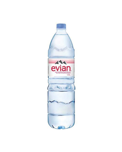 Lot de 12 bouteilles Evian 1,5l