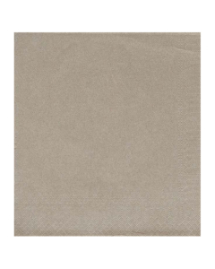 Paquet de 100 serviettes Argile en papier 2 plis 40x40
