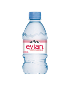 Lot de 24 bouteilles Evian 33cl